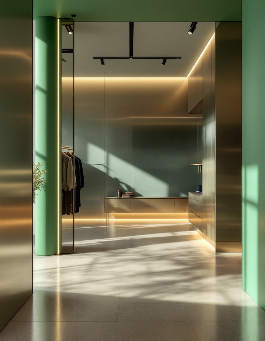 Interiorismo para tiendas: Ideas creativas para atraer y fidelizar clientes 31 diseño interior de una tienda de ropa femenina